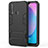 Silicone Matte Finish and Plastic Back Cover Case with Stand KC1 for Vivo Y11