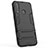 Silicone Matte Finish and Plastic Back Cover Case with Stand KC1 for Vivo Y11