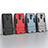 Silicone Matte Finish and Plastic Back Cover Case with Stand KC1 for Xiaomi Poco M2