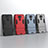 Silicone Matte Finish and Plastic Back Cover Case with Stand KC1 for Xiaomi Redmi 10X 4G