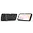 Silicone Matte Finish and Plastic Back Cover Case with Stand KC2 for Vivo iQOO U3x 5G