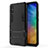 Silicone Matte Finish and Plastic Back Cover Case with Stand KC2 for Xiaomi Redmi 9AT