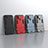 Silicone Matte Finish and Plastic Back Cover Case with Stand KC3 for Samsung Galaxy M31