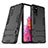 Silicone Matte Finish and Plastic Back Cover Case with Stand KC3 for Samsung Galaxy S20 FE (2022) 5G