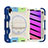 Silicone Matte Finish and Plastic Back Cover Case with Stand L02 for Apple iPad Mini 6