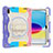 Silicone Matte Finish and Plastic Back Cover Case with Stand L03 for Apple iPad 10.9 (2022)