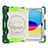 Silicone Matte Finish and Plastic Back Cover Case with Stand L03 for Apple iPad 10.9 (2022)