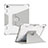 Silicone Matte Finish and Plastic Back Cover Case with Stand L04 for Apple iPad Pro 12.9 (2020)