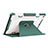 Silicone Matte Finish and Plastic Back Cover Case with Stand L05 for Apple iPad 10.2 (2020)