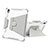 Silicone Matte Finish and Plastic Back Cover Case with Stand L05 for Apple iPad 10.9 (2022)