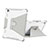 Silicone Matte Finish and Plastic Back Cover Case with Stand L05 for Apple iPad Pro 12.9 (2021)
