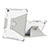 Silicone Matte Finish and Plastic Back Cover Case with Stand L05 for Apple iPad Pro 12.9 (2022)