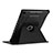 Silicone Matte Finish and Plastic Back Cover Case with Stand L05 for Apple New iPad 9.7 (2017)