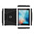 Silicone Matte Finish and Plastic Back Cover Case with Stand L05 for Apple New iPad 9.7 (2018)