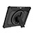 Silicone Matte Finish and Plastic Back Cover Case with Stand L08 for Apple iPad 10.9 (2022)