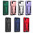 Silicone Matte Finish and Plastic Back Cover Case with Stand MQ1 for Samsung Galaxy A01 Core