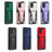 Silicone Matte Finish and Plastic Back Cover Case with Stand MQ1 for Samsung Galaxy F02S SM-E025F