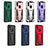 Silicone Matte Finish and Plastic Back Cover Case with Stand MQ1 for Samsung Galaxy M01s
