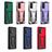 Silicone Matte Finish and Plastic Back Cover Case with Stand MQ1 for Samsung Galaxy S20 FE 4G