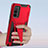 Silicone Matte Finish and Plastic Back Cover Case with Stand MQ1 for Samsung Galaxy S20 FE 5G