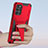 Silicone Matte Finish and Plastic Back Cover Case with Stand MQ1 for Samsung Galaxy S20 Plus