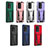 Silicone Matte Finish and Plastic Back Cover Case with Stand MQ1 for Samsung Galaxy S20 Ultra