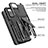 Silicone Matte Finish and Plastic Back Cover Case with Stand MQ1 for Xiaomi Redmi 9 Power