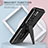 Silicone Matte Finish and Plastic Back Cover Case with Stand MQ1 for Xiaomi Redmi Note 11 Pro+ Plus 5G