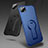 Silicone Matte Finish and Plastic Back Cover Case with Stand R01 for Apple iPhone 11 Pro Max