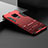 Silicone Matte Finish and Plastic Back Cover Case with Stand R01 for Huawei Mate 20 X 5G Red