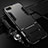 Silicone Matte Finish and Plastic Back Cover Case with Stand R01 for Oppo K1