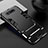 Silicone Matte Finish and Plastic Back Cover Case with Stand R01 for Samsung Galaxy A80