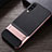 Silicone Matte Finish and Plastic Back Cover Case with Stand R03 for Samsung Galaxy A70