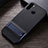 Silicone Matte Finish and Plastic Back Cover Case with Stand R04 for Xiaomi Redmi Note 8 (2021)