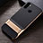 Silicone Matte Finish and Plastic Back Cover Case with Stand R04 for Xiaomi Redmi Note 8 (2021)