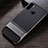 Silicone Matte Finish and Plastic Back Cover Case with Stand R04 for Xiaomi Redmi Note 8T