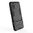 Silicone Matte Finish and Plastic Back Cover Case with Stand T02 for Samsung Galaxy A31