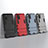 Silicone Matte Finish and Plastic Back Cover Case with Stand T02 for Samsung Galaxy F02S SM-E025F