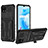 Silicone Matte Finish and Plastic Back Cover Case with Stand YF1 for Realme C11 (2021)