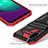 Silicone Matte Finish and Plastic Back Cover Case with Stand YF1 for Samsung Galaxy A02