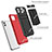 Silicone Matte Finish and Plastic Back Cover Case with Stand YF1 for Samsung Galaxy A04 4G