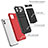 Silicone Matte Finish and Plastic Back Cover Case with Stand YF1 for Samsung Galaxy A05