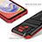 Silicone Matte Finish and Plastic Back Cover Case with Stand YF1 for Samsung Galaxy M04