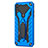 Silicone Matte Finish and Plastic Back Cover Case with Stand YF2 for Samsung Galaxy M02