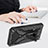 Silicone Matte Finish and Plastic Back Cover Case with Stand YF2 for Samsung Galaxy M02