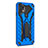 Silicone Matte Finish and Plastic Back Cover Case with Stand YF2 for Samsung Galaxy M32 5G