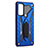 Silicone Matte Finish and Plastic Back Cover Case with Stand YF2 for Samsung Galaxy S20 FE (2022) 5G