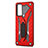 Silicone Matte Finish and Plastic Back Cover Case with Stand YF2 for Samsung Galaxy S20 FE (2022) 5G