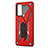 Silicone Matte Finish and Plastic Back Cover Case with Stand YF2 for Samsung Galaxy S20 FE 4G