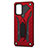 Silicone Matte Finish and Plastic Back Cover Case with Stand YF2 for Samsung Galaxy S20 Plus